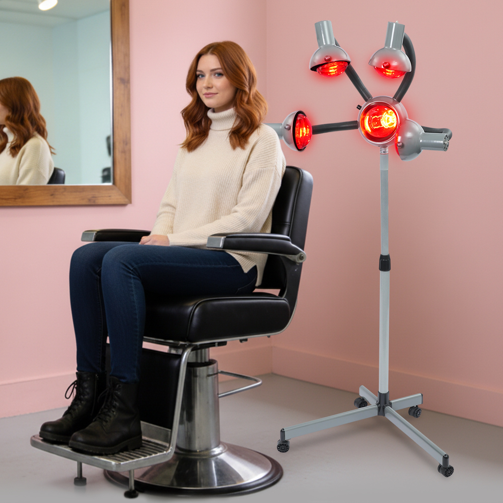 stand up hair dryer sold on Temu United States