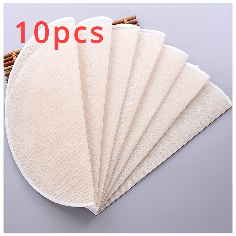 10-pack Reusable Steamer Cloths, Suitable For Cooking And Steaming Trays