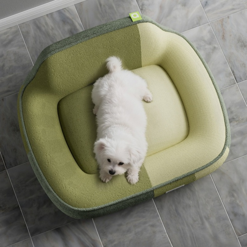 dog sofa bed removable washable cover soft pet bed with cushioned interior   couch for small medium dogs easy clean indoor outdoor use   Product details 5