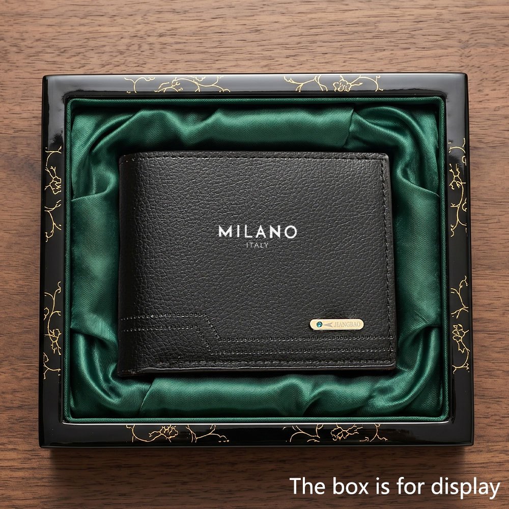 TEMU 1pc Italian Style Men's Wallet, Can Store Credit Cards, Cash, Id Cards, And Other Items, Multi-card Slot Coin Purse Card Holder, Suitable As A