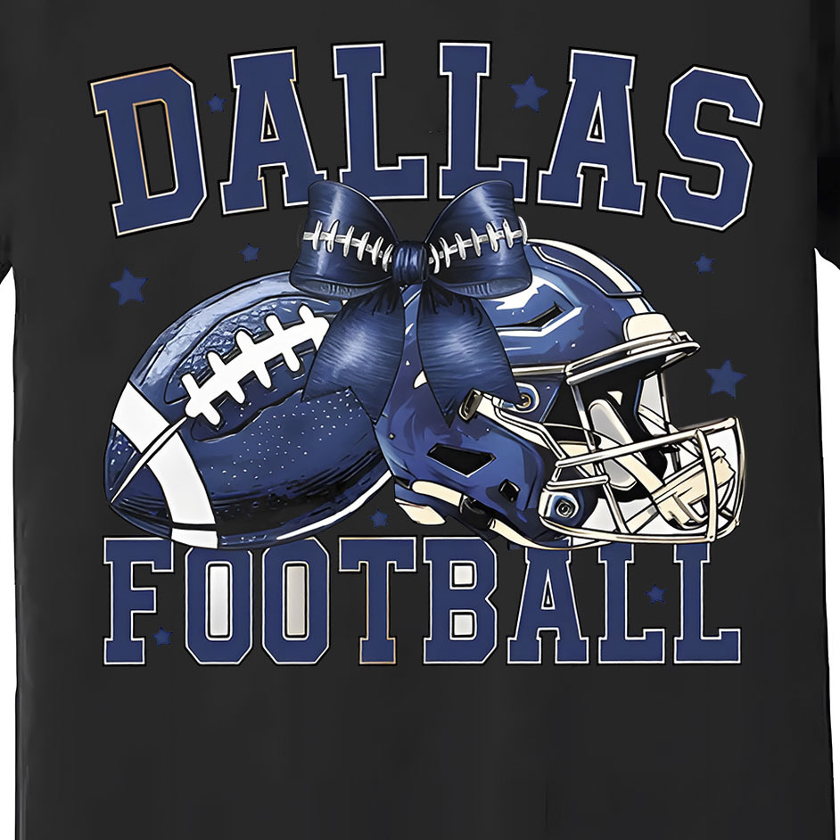 

Dallas Football-inspired Cotton T-shirt For Men - Casual Crew Neck, Short Sleeve, Loose Fit With Letter Print - Gift