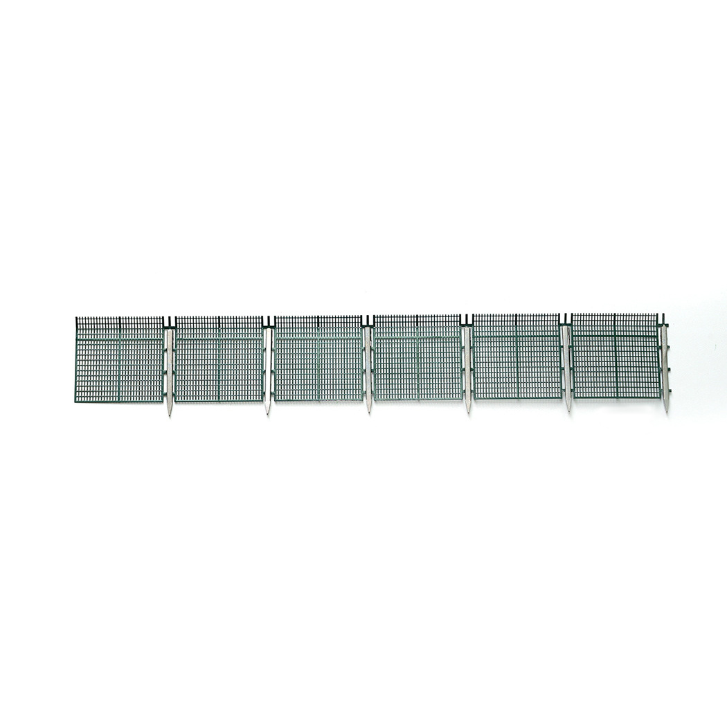 E-shop N-Maßstab Miniatur Zaunmodell Gitterzaun für Eisenbahn-Zuglayout Gartendekoration DIY Modellbau für Diorama-Kit 1 Stück