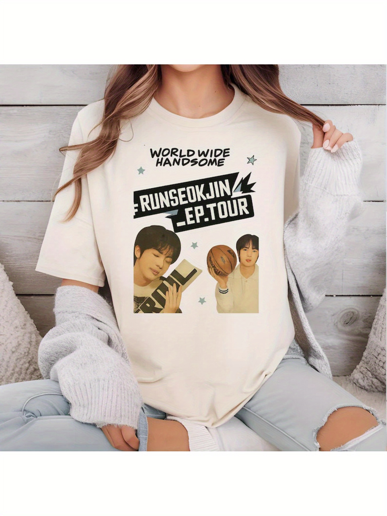 retro run seokjin ep tour shirt jin tour 2025 tshirt unisex