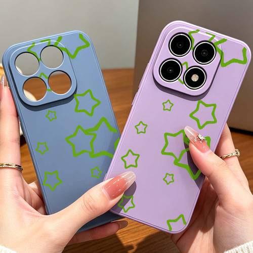 handyhülle - 1 stück cartoon stern muster kunst design weiche handyhülle für xiaomi mi 17 14 14 13 13 12s 11i 11 10s 10 4 lite max 5g fallprävention robuste schale modischer cover stil