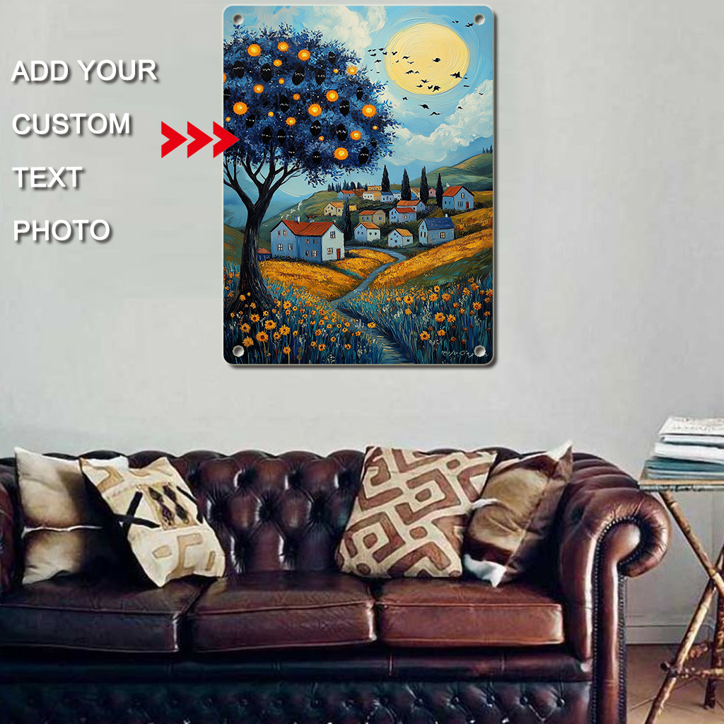 Personalized Photo Metal Wall Plaque with Your Own Image