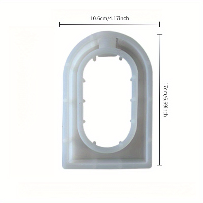 TEMU Moule en silicone pour ornements en résine de cristal, vase, branche, tube à , conteneur de fleurs hydroponiques