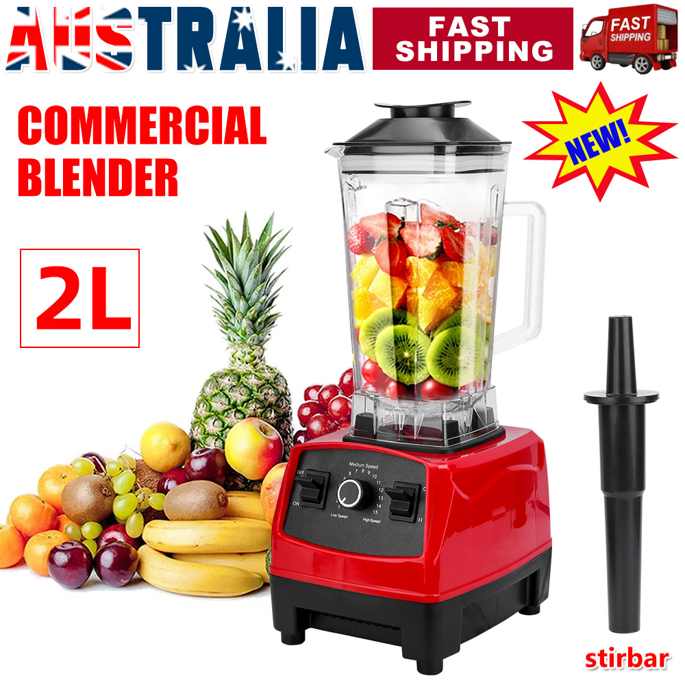 TEMU Portable Commercial Blender Countertop Design Multifunction Operation Smoothies Shakes Sauces Soybean Grinding, Smoothie Blender, Blender