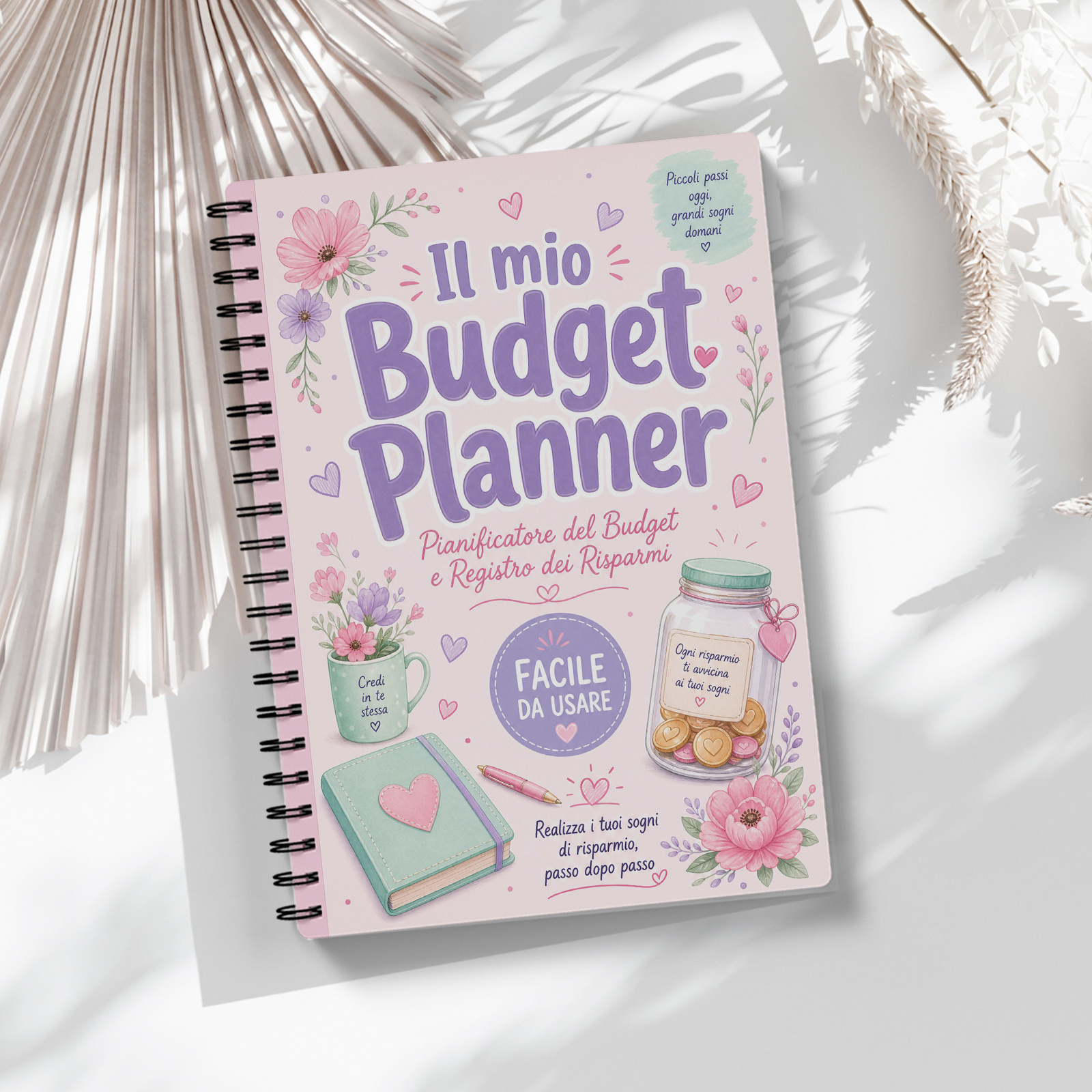 TEMU Agenda economica versione italiana adatta per casa e ufficio - Tracciatore di spese mensili, organizzatore di bollette, piano di estinzione con