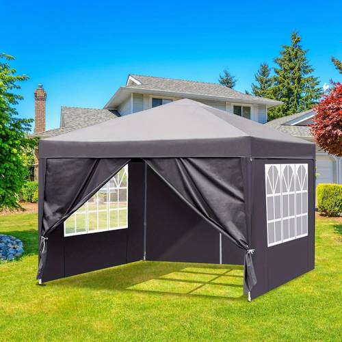 up gazebo with sides 3x3m folding garden gazebo outdoor event shelter easy setup party tent