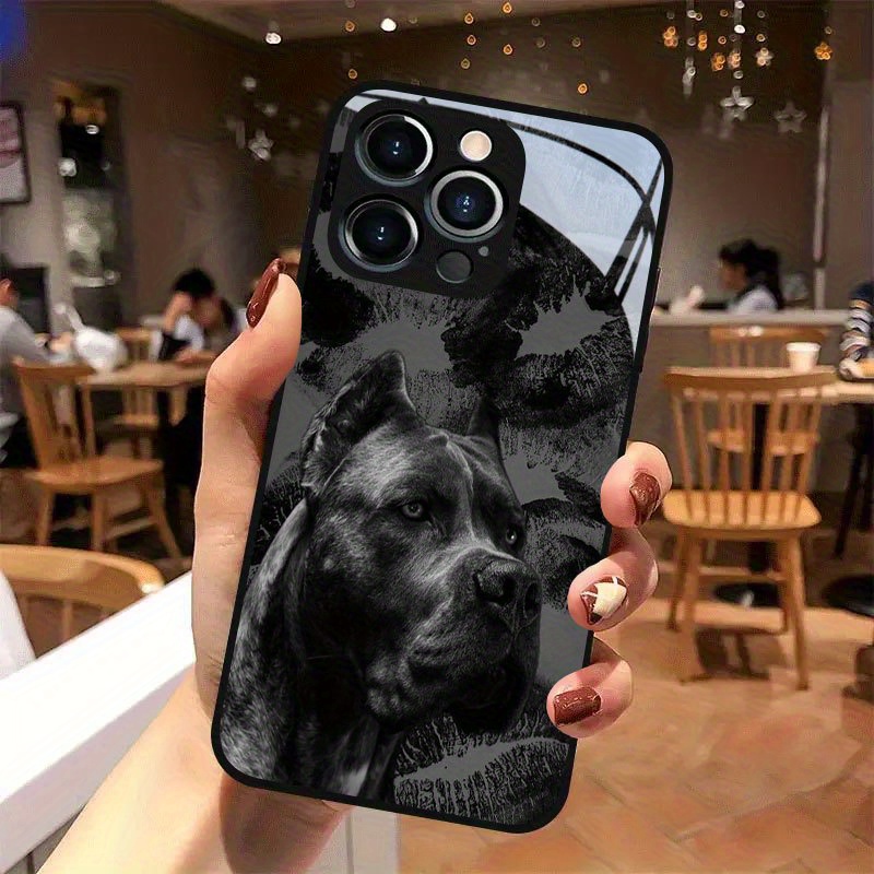 coque de téléphone : coque en verre à motif de race de   en voiture pour iphone 17/17e/17air/17pro/17 /16/16e/15/11pro max/x/xs/xr/ /7/8plus/15plus/15pro/15 /14/14plus/13/13pro/14pro/14 /13 /13mini/12/16plus/16pro/16 /12pro/12 /12mini/11, polyvalente,  