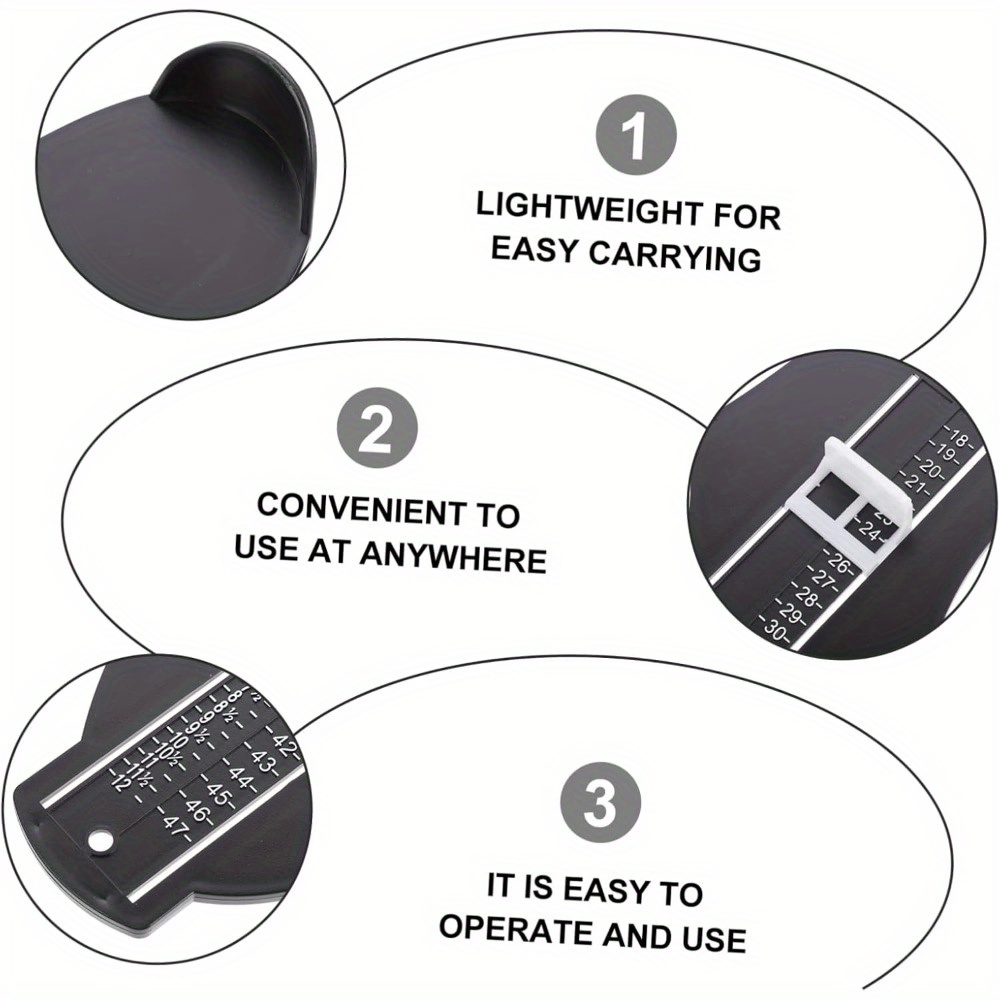 2pcs practical adult shoe boot measuring instrument measuring tape set   shoe size measuring instrument for uk and european sizes waist measuring tape essential for   shopping