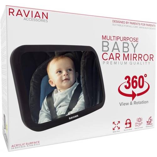 baby car rear facing 100 shatterproof 360 adjustable to all seats and ages crash tested fully assembled