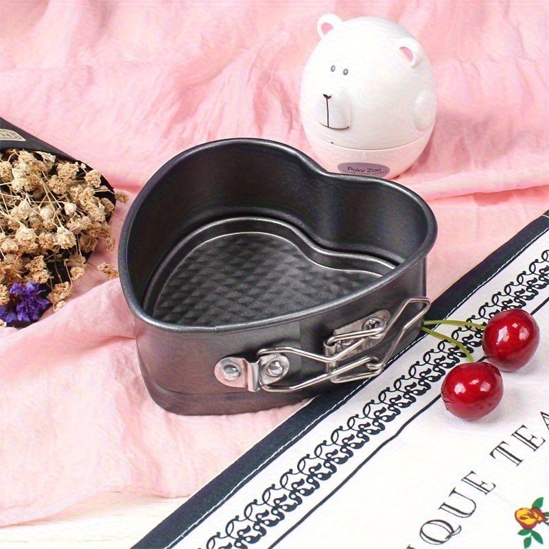 heart shaped non stick springform cake release Temu Mauritius