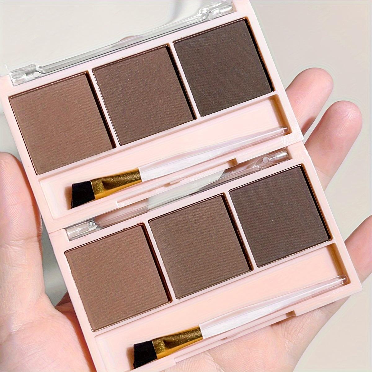 beginner 3 color eyebrow powder tray natural long lasting high pigmented wild eyebrows   waterproof and sweat resistant     Product details 3