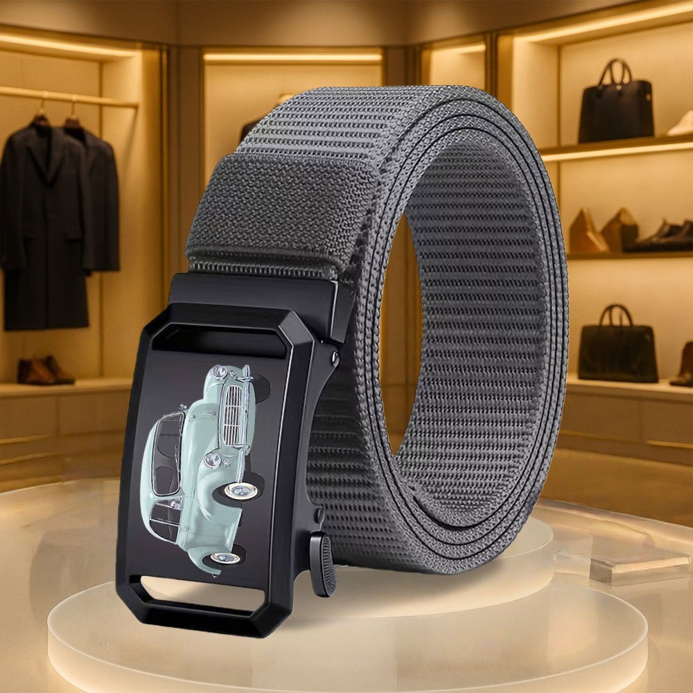 TEMU Men's Novelty Belt, Belt - Ideal Gift , Jeans Belt, Unisex Sporty Fashion Belt, Multiple Colors , Stylish Outing Accessory