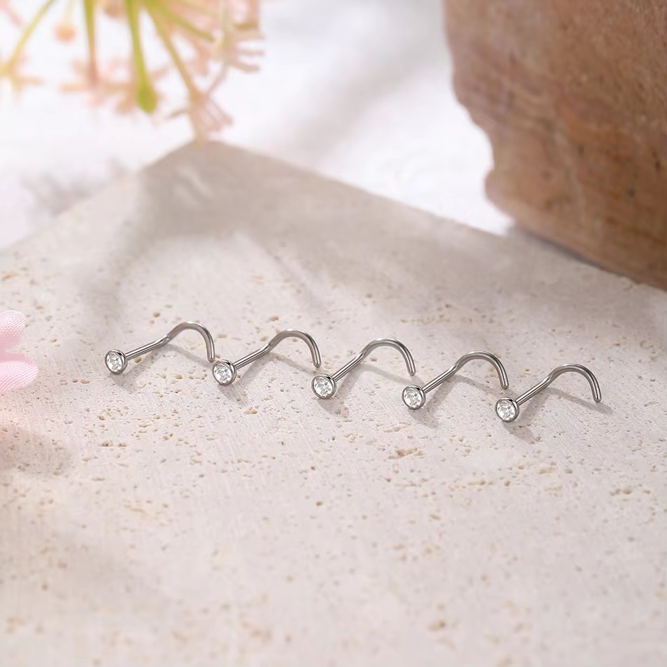 G23 Titanium Alloy Nose Ring Stud