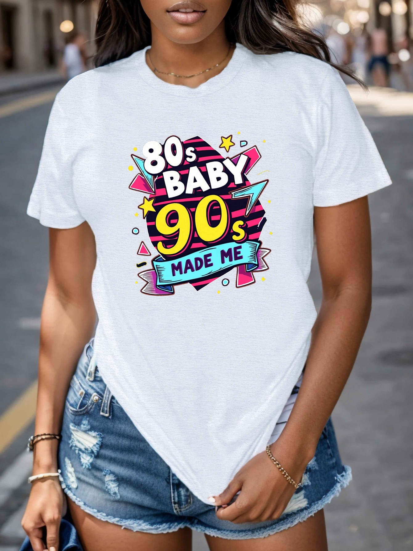 90s 80s Baby T Shirt 80S Baby 90S Women'S T-Shirt