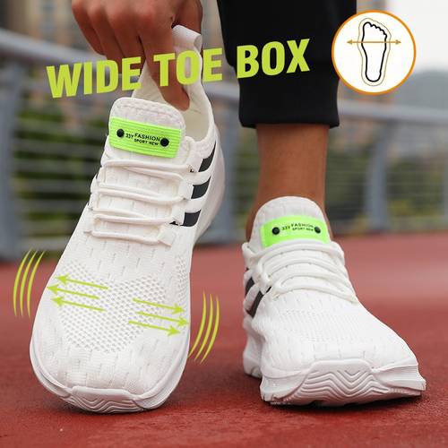 item picture mens outdoor wide last sports shoes lightweight and comfortable running and fitness plus and widened plus size camping shoes casual shoes for daily commuting suitable for mountaineering fitness and hiking
