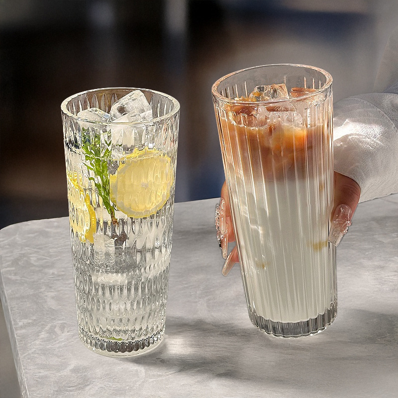 large capacity clear   cup with lid built in straw elegant modern tumbler for iced americanos home office or gifts durable glass construction spill proof design for hot cold beverages office drinkware contemporary drinkware premium drink container reusable drinkware gift   Product details 1