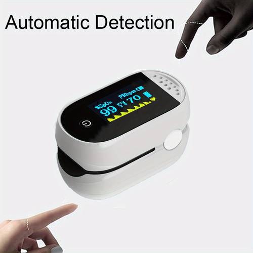 portable oximeter for spo2 heart rate monitor digital fingertip oximeter with sensor compact suitable for fitness skiing sports for use device