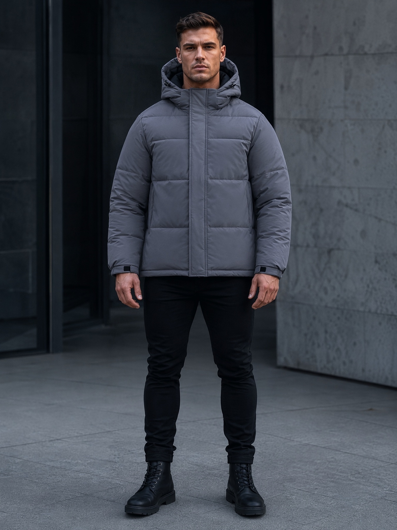 Men's Graphene Uniform Short Jacket for Winter