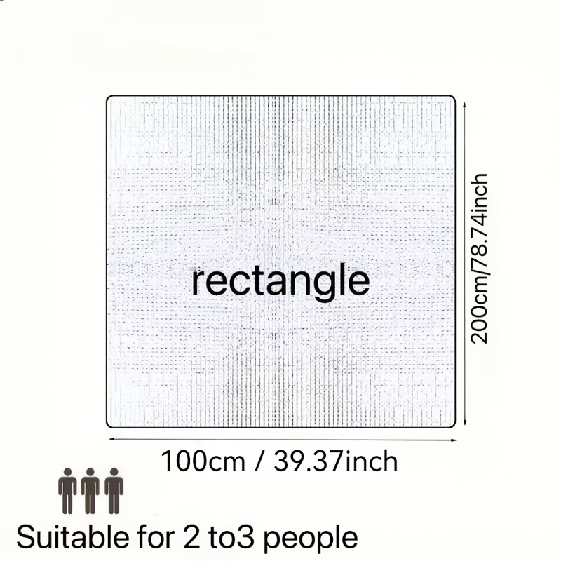 All-Season Extra-Large Camping Mat, Portable & Foldable