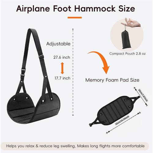 hammock high and airplane travel airplane hammock adjustable support strap suitable for long distance flights essential travel accessory