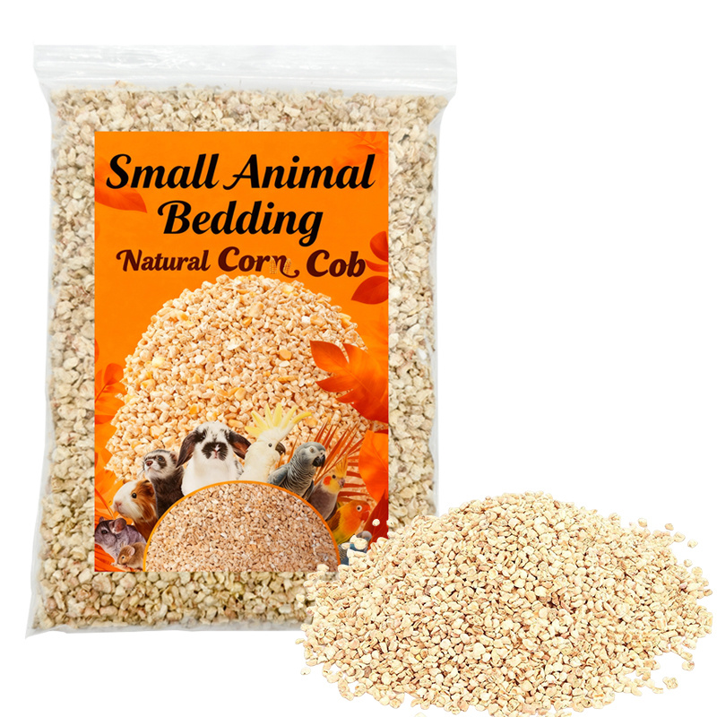 100 Natural Corn Cob Bedding for Small Animals Birds, 300g/ 0. 66lb- Ultra Absorbent Odor Control Litter for Hamsters, Guinea Pigs, Rabbits, Reptiles Pet Bird Cages, Hamster Bedding/ Small Animal Cage Bedding