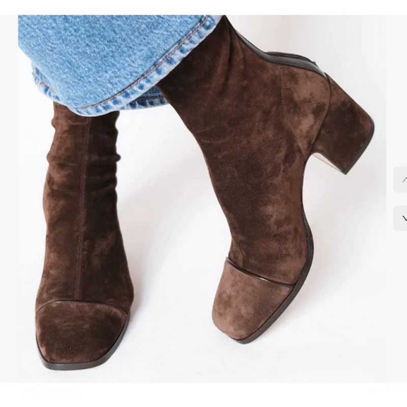 2026 Summer New Arrival Fashion High-heel Large Size Low-cut Square-toe Women's Boots With , Women Shoes