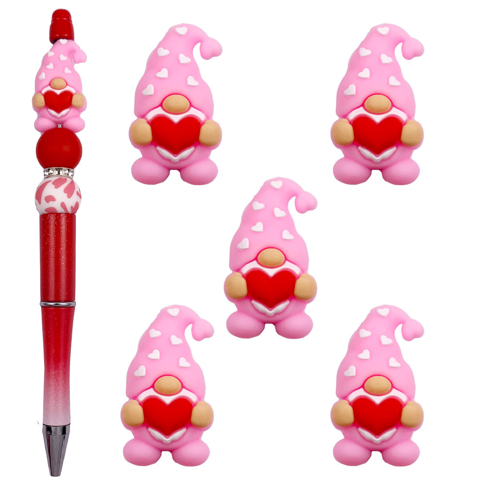 

5pcs 3d Santa Set, Making For Pens, Necklaces, Keychains - Set , Art Supplies, Sewing Accessories, & Assortments