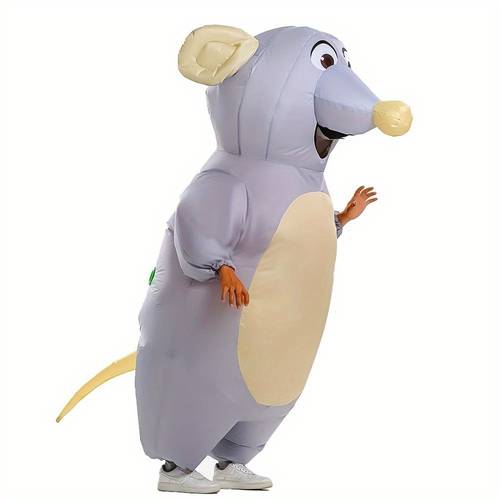 halloween christmas inflatable mouse costume adult inflatable costumes women men full body mouse fancy dress for halloween carnival christmas and event party costumes blow up costumes