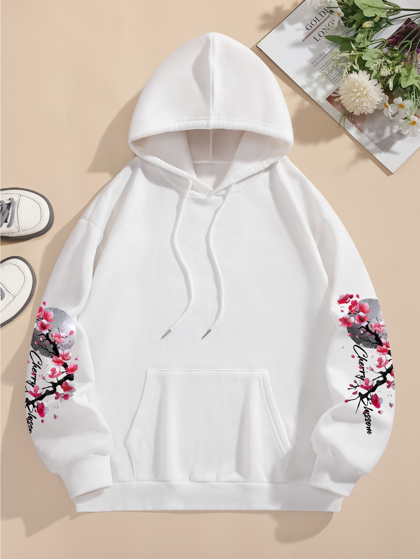 hooded sweatshirt hoodie damen trend fashion trend multiple graphic print hoodie drawstring Temu Mauritius