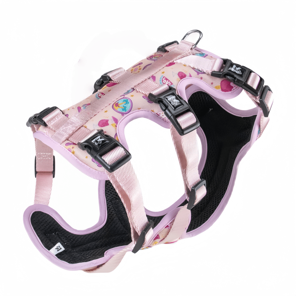 TEMU 6-point Adjustable 3d Breathable Mesh Pet Chest Strap Suitable For Walking Equipment For Small Medium And Large Dogs, Without Battery