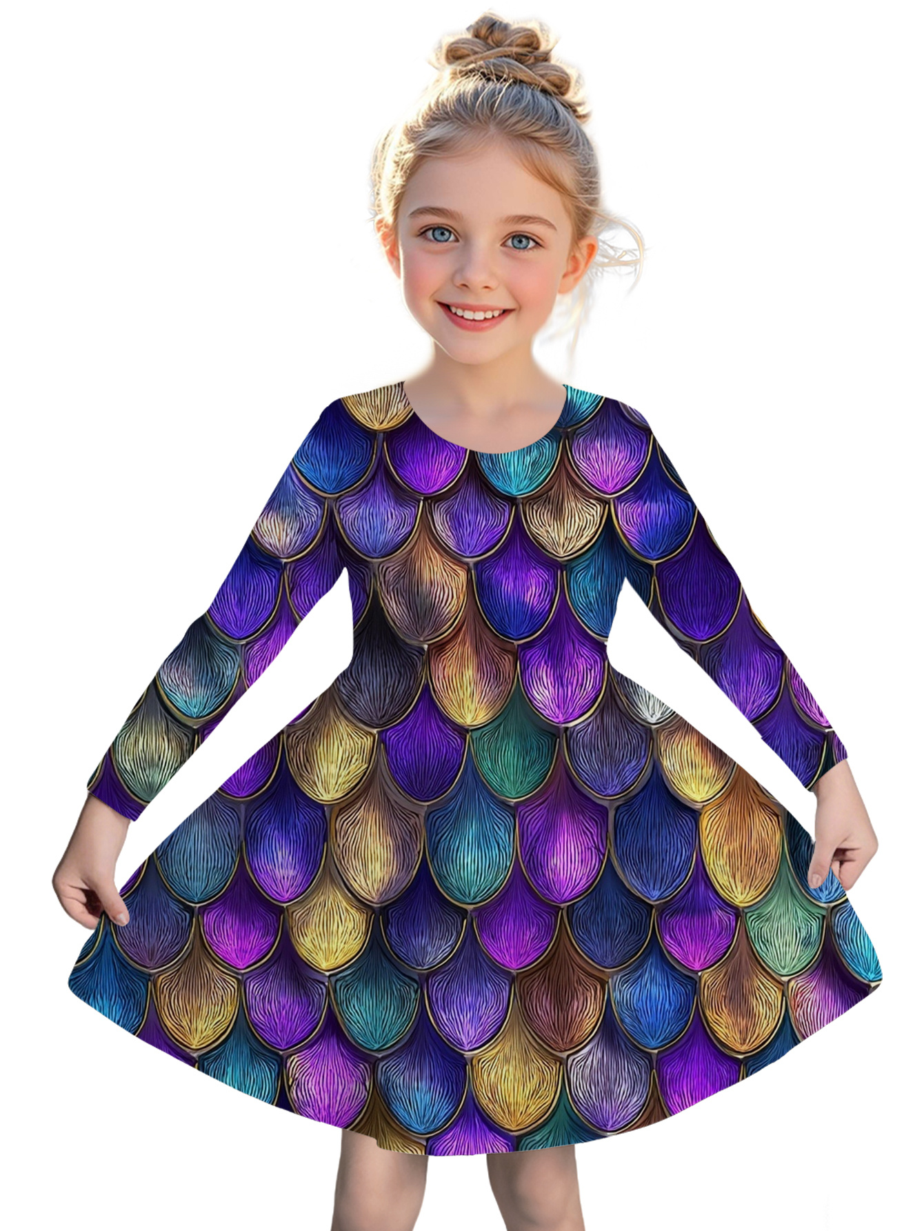 chinese dress ladies Mermaid Dress with Tail 3-4T – Little-Minnows