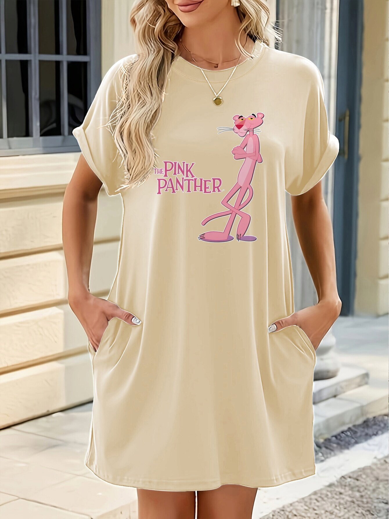 Cute Short T Shirt Dresses Women'S Casual T-Shirt Dress With Print Short  Sleeve