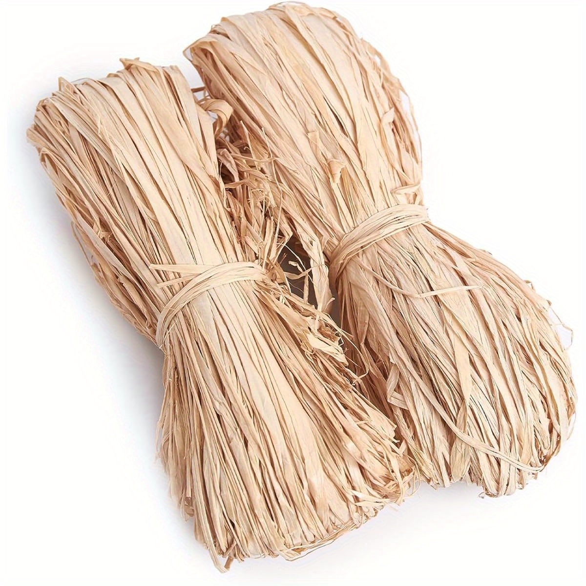 Daffodil Yellow Raffia Ribbon 100 Yards Berwick Wraphia Natural