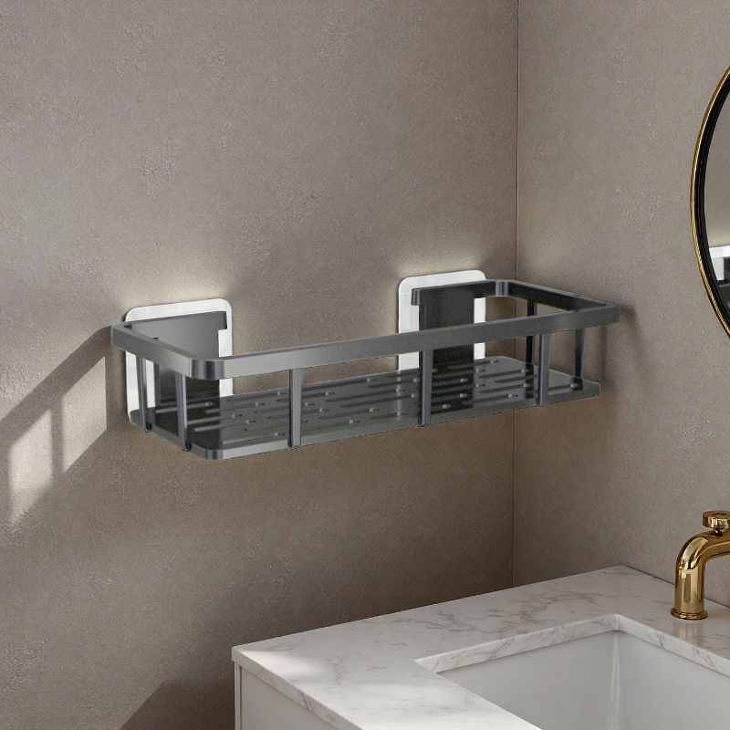 Plastic Bathroom Storage Rack Diy Layer Sturdy Space Saving