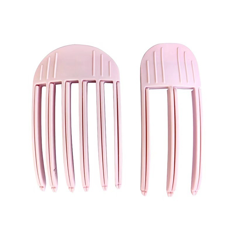 Image of Marcolor 2pcs High Crown Hair Clip For Hair , Women's 2024 New Style Hair Styling Comb, Lazy Forehead Bangs Styling
