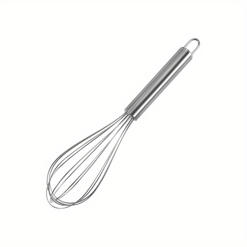 1pc, Stainless Steel Egg Beater And Mixer - Perfect For Blending, Whisking, Beating, And Stirring - Essential Baking Tool And Kitchen Gadget