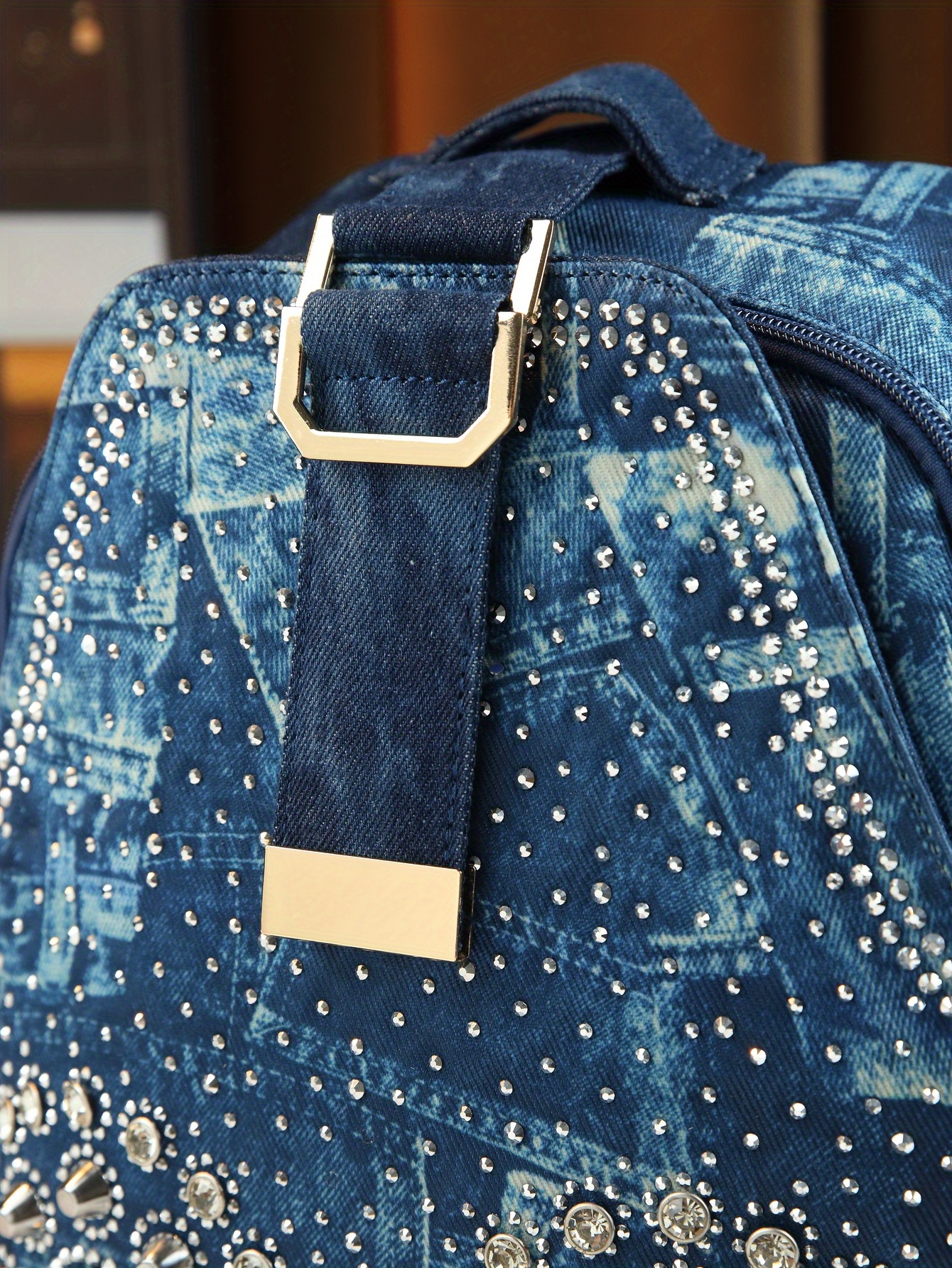 Mini Backpack back view with straps