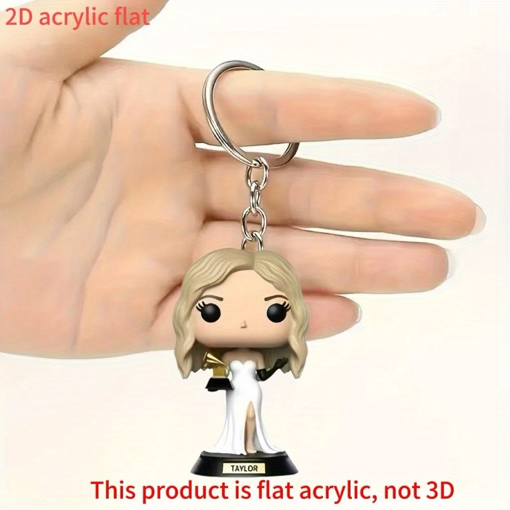 

Essential: 2d Acrylic Keychain Pendant - Bags, Home & Holiday Decor | Ideal Christmas Gift For True