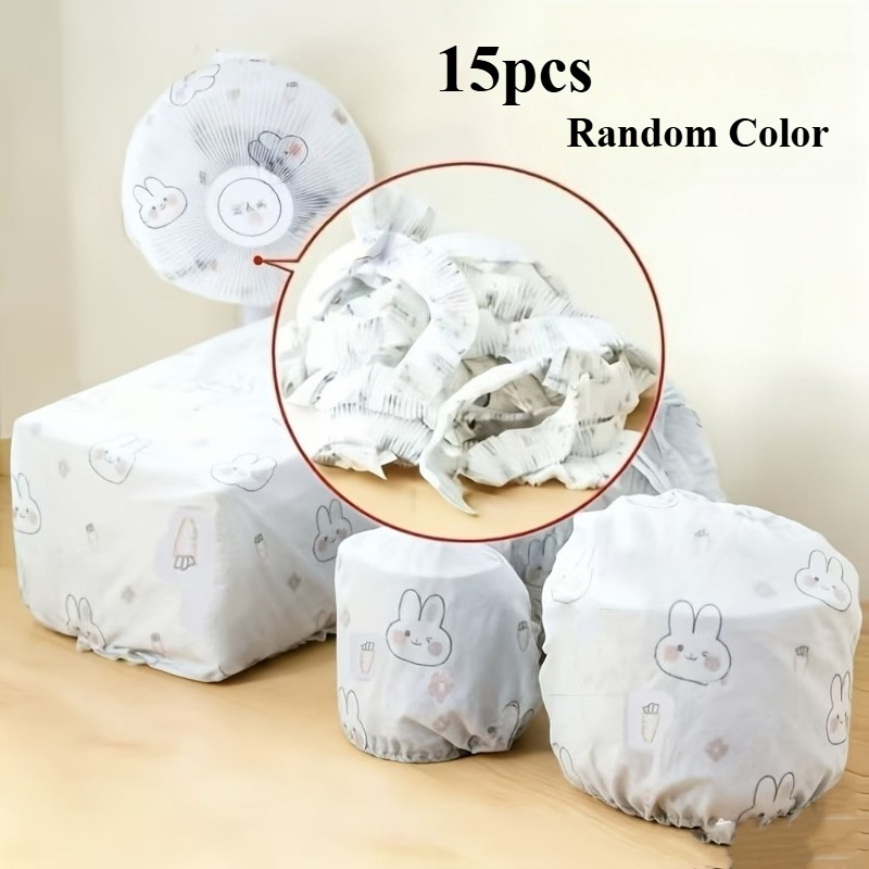 TEMU 15-pack Random Color Printed Large Thick Non-woven Dust Covers, Universal Multifunctional Home Appliance Protection Covers, Non-woven Material