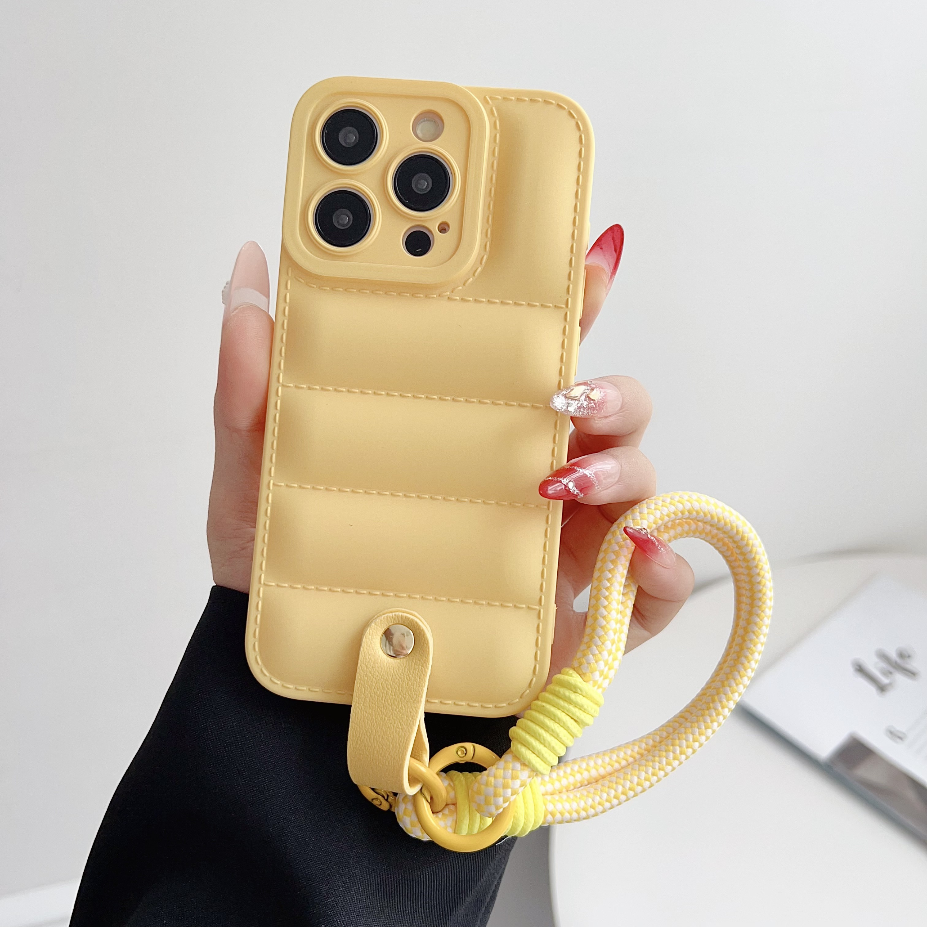 TEMU - Pattern   Matching Lanyard Phone Suitable For Full- -fall For Iphone 11/12/13/14/15/16 Max