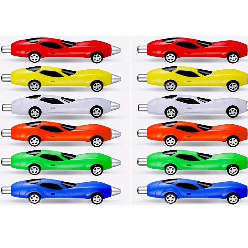 6 12pcs assorted retractable ballpoint pens ergonomic fine tip vibrant cartoon animals fantasy superhero themes novelty   durable plastic office stationery party favors for students teachers professionals retractable pens student stationery   design pens   pens Product details 2