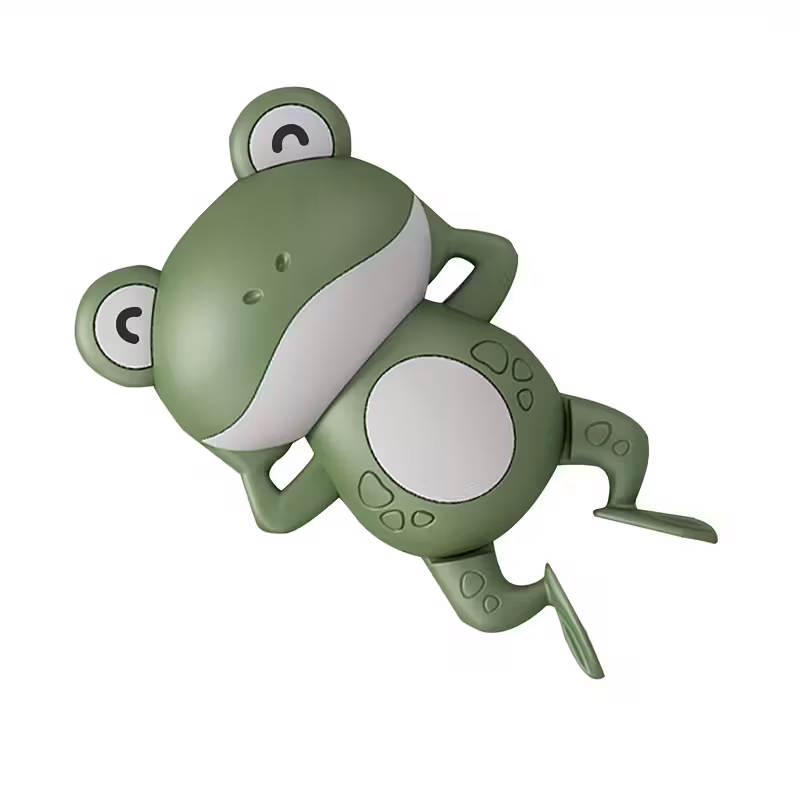 interactive bath toys moving frog babies with water clock educational swimming toys for toddlers infants safe non toxic red blue birthday party decoration ideas Product details 3