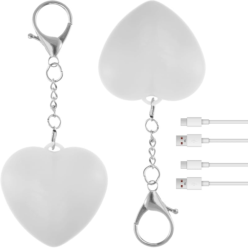 E-shop 2er-Pack Geldbörsen-Leuchtherz, LED Automatik Sensor Geldbörsenlampe, Mini Touch-aktivierte Handtaschenlampe, Tragbares Handtaschen-Nachtlicht