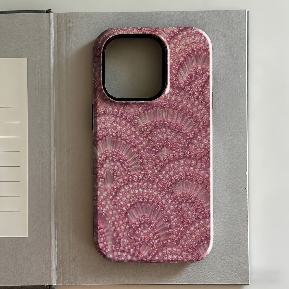 TEMU Phone Case: Phone Case - Pink Design Printed Phone Case, Compatible With Iphone 17/16/16e/15/14/13/12/11 Pro Max/air/xxr/xs Max/8 And 7 Plus,