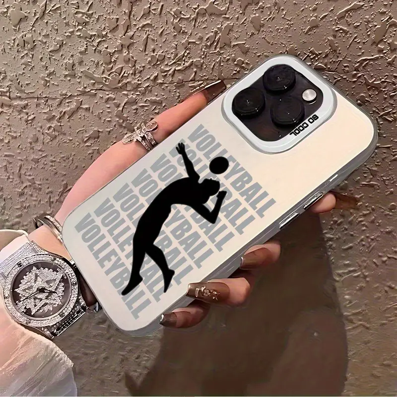 phone case volleyball silhouette athletes - Temu Oman phone case volleyball silhouette athletes - Temu Oman