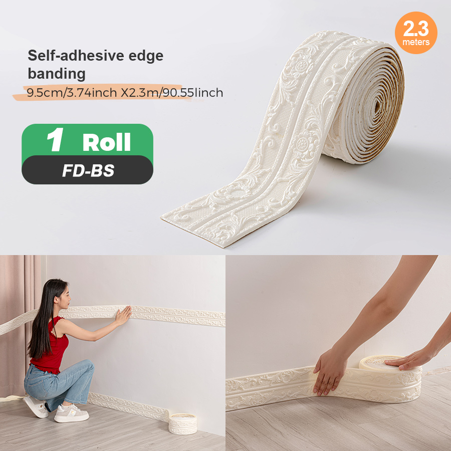 E-shop 1/4 Rolle Sxp Selbstklebende Kantenschutzleiste Sxp Taillenleiste Aufkleber Schaumstoff Selbstklebende Eckverkleidung 8mm Verdickte Version Box