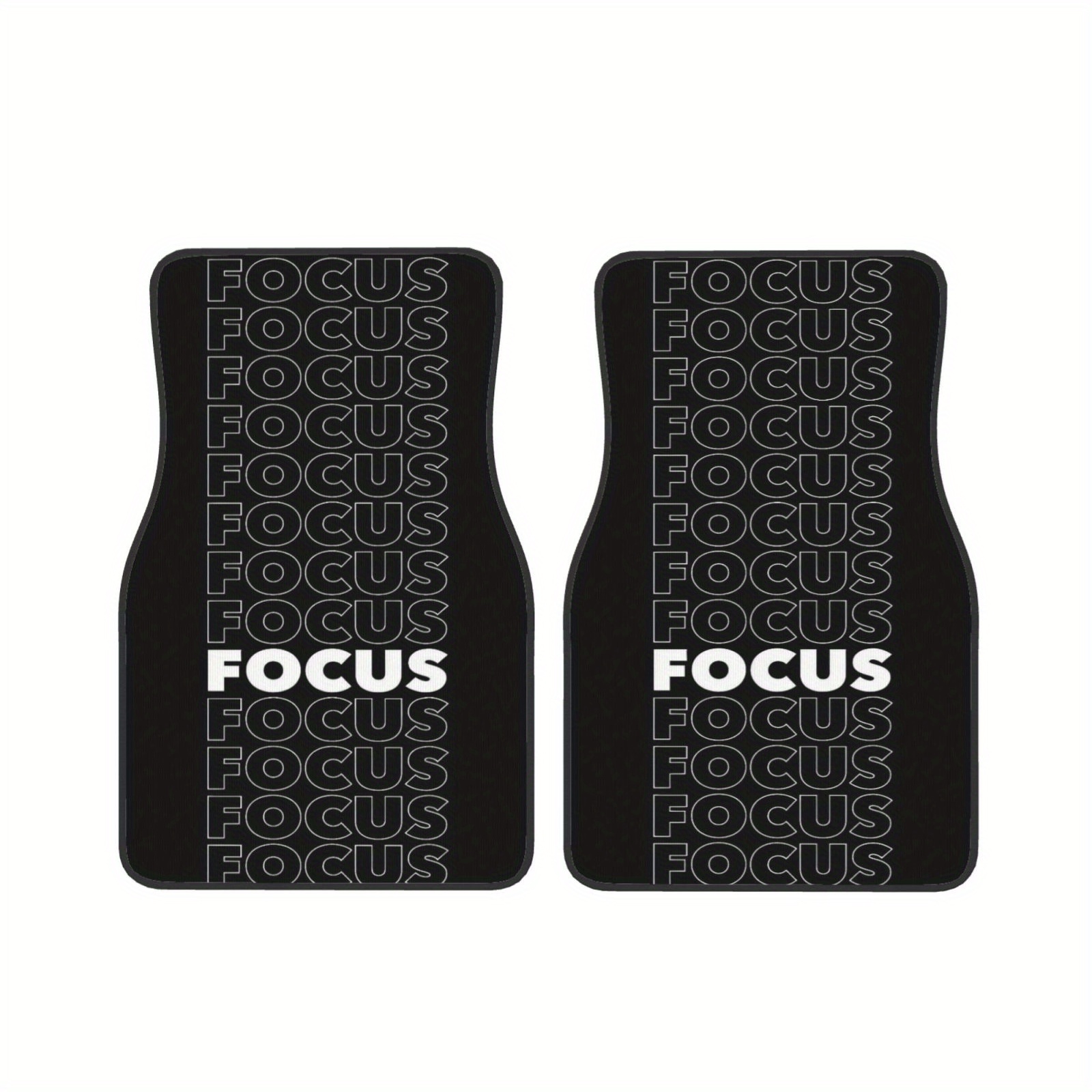 TEMU (2d)cargo Liners--2pcs/4pcs--[focus Pattern - Fashion Print]-- Car Foot Mats--suitable For All Car Models Halloween, Christmas, Holiday Gift,